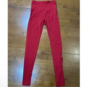 Athleta Ultra High Rise Elation Tight Women's Size 2XS Red Leggings